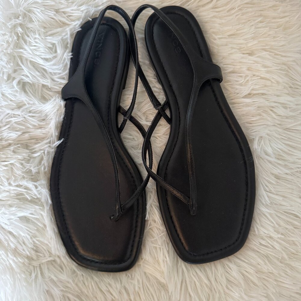 Vince Leather Strappy Sandals